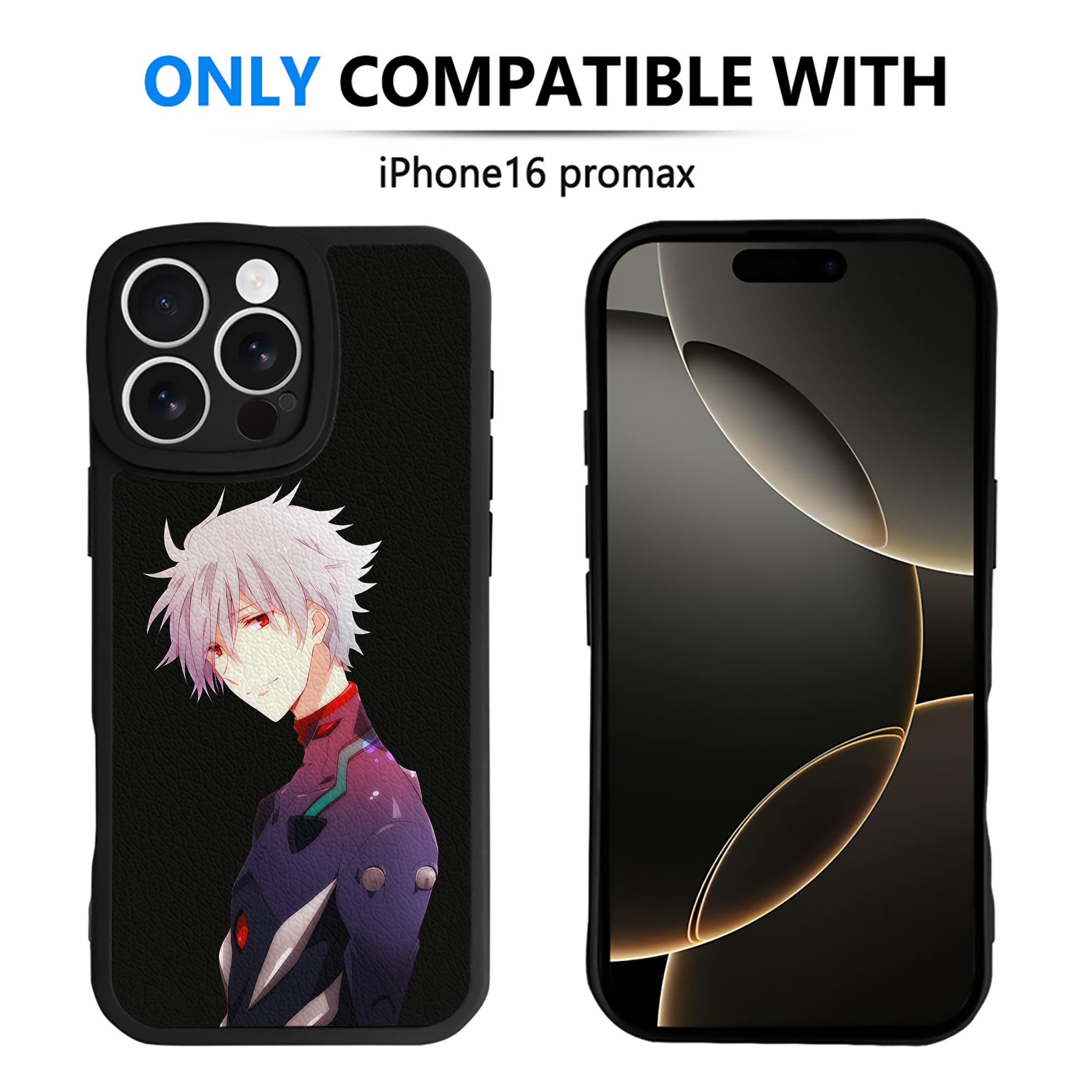 （画像用） EVA 新世紀エヴァンゲリオン 【iPhone 16シリーズ対応】シリコンスマホケース（レザー調） 材質：シリコン